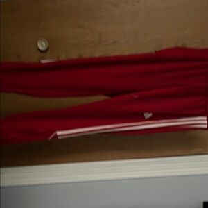 adidas Kids Red Sweatpants